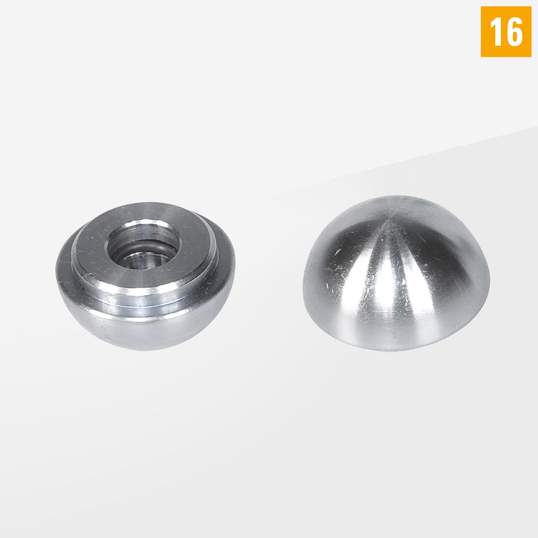 Приобрести Зажимной диск шаровой формы Алюминий по низкой цене - выгодное предложение от поставщика сварочного оборудования